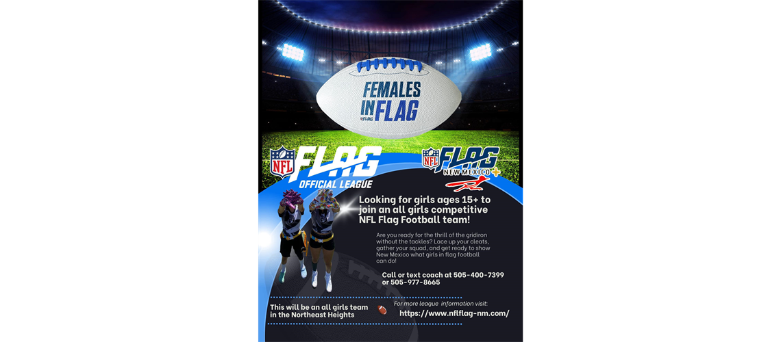 Females In Flag-All Girl Teams Now Available